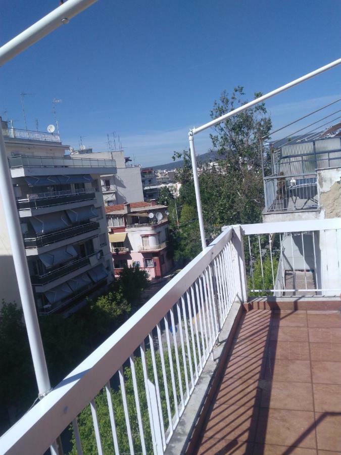塞萨洛尼基Cozy Penthouse Next To Metro Station公寓 外观 照片